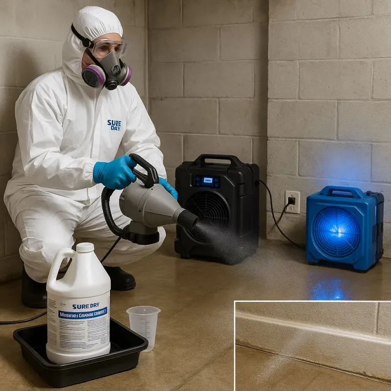 Sanitization and Odor Removal process in Mission, TX